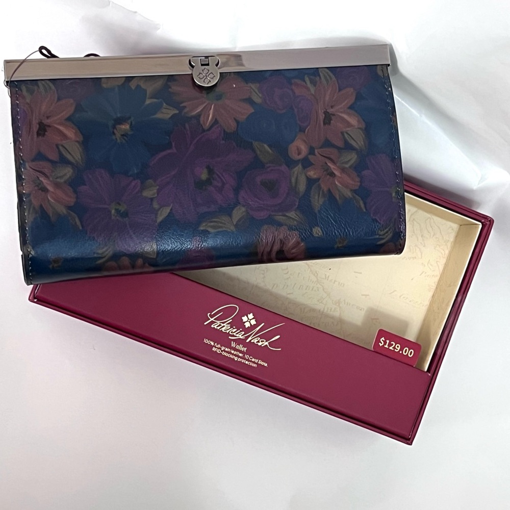 Patricia Nash Cauchy Leather Wallet